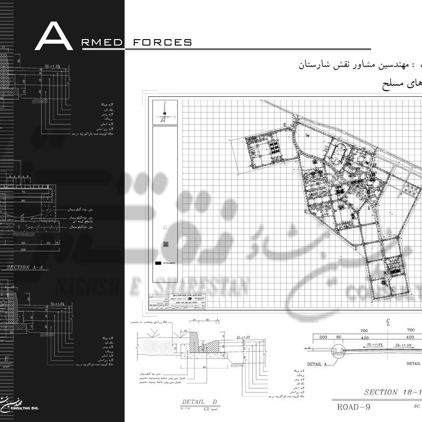 Designing the first, second and third stages of the university site