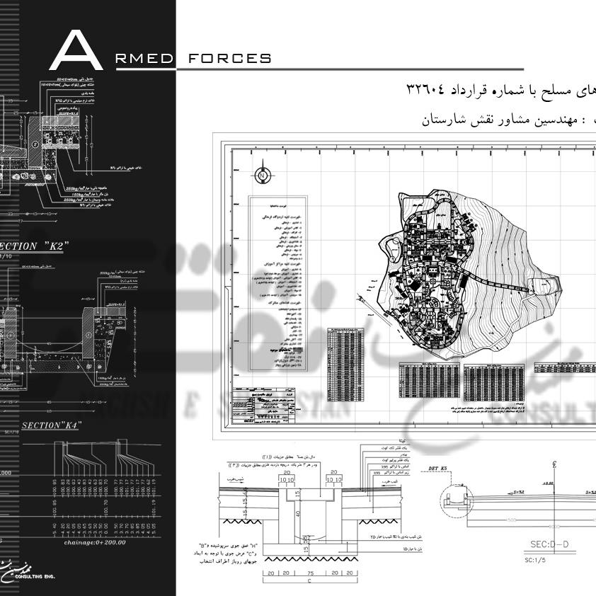 Designing the first and second stages of the Shirabad camp site